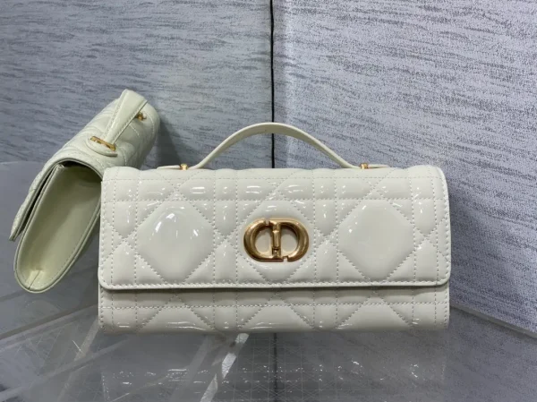 Dior Quilted Top Handle Clutch image 1