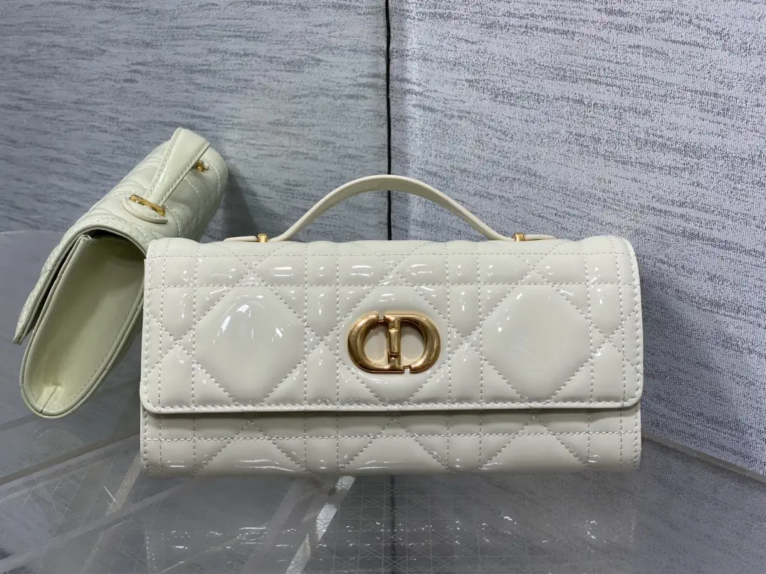 Dior Quilted Top Handle Clutch image 1