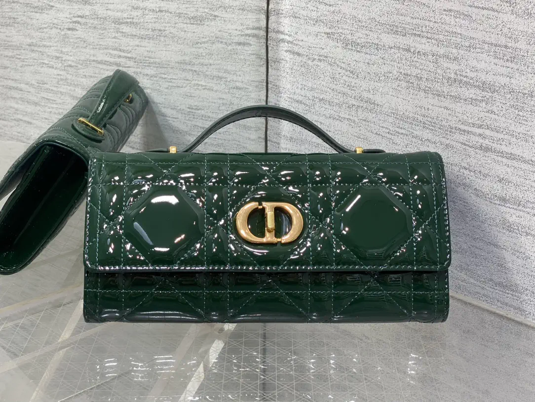 Dior Quilted Top Handle Clutch image 1
