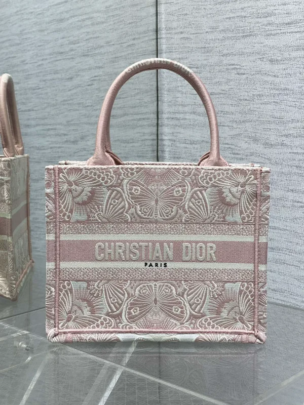 Dior Embroidered Butterfly Tote Bag image 1