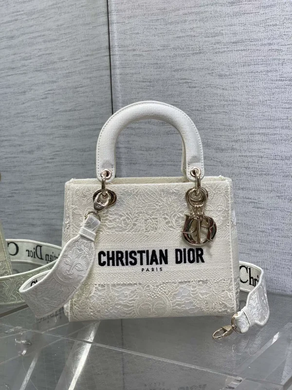 Dior Embroidered Top Handle Bag image 1