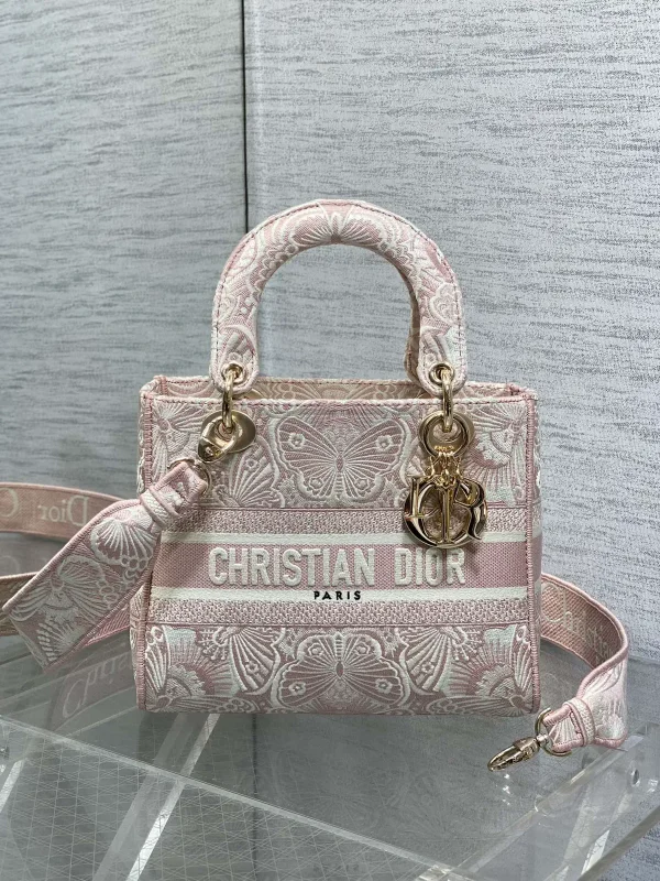 Dior Embroidered Top Handle Bag image 1