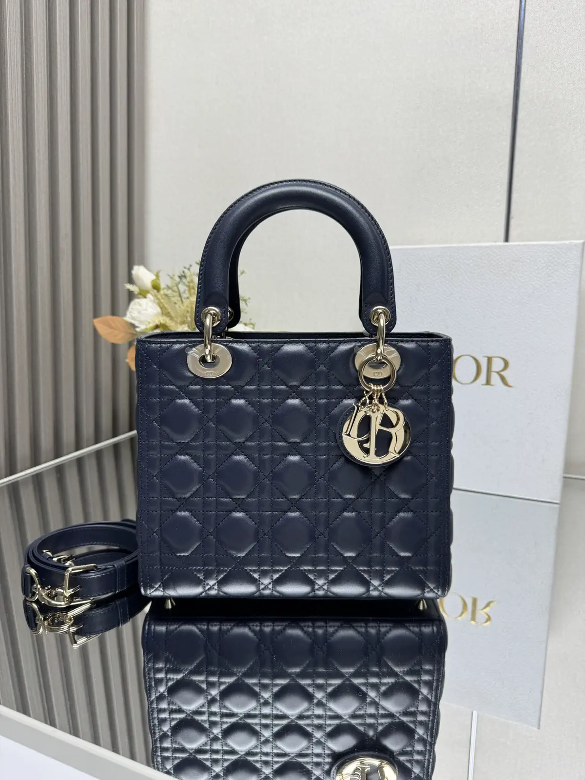 Dior Quilted Top Handle Bag image 1