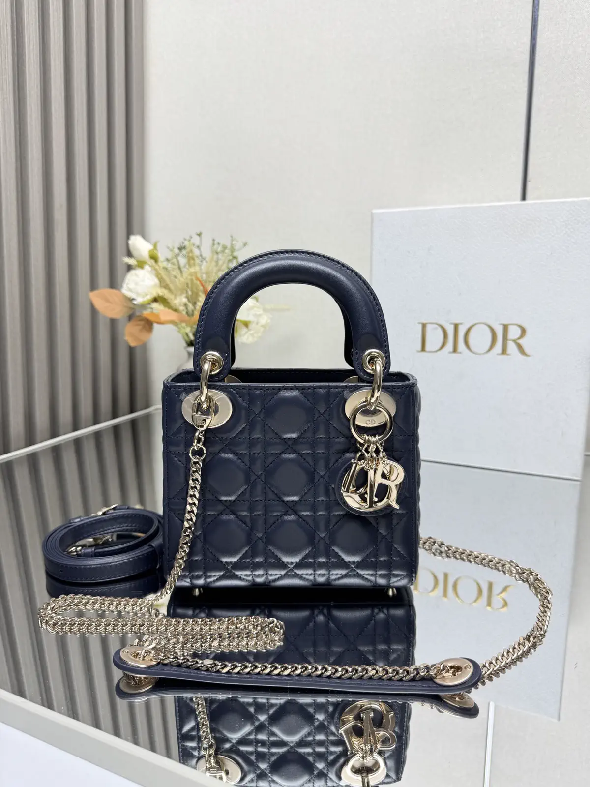 Dior Quilted Top Handle Bag image 1
