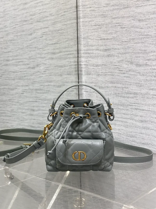 Dior Quilted Micro Bucket Bag image 1