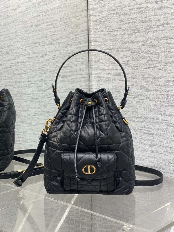 Dior Quilted Bucket Bag image 1