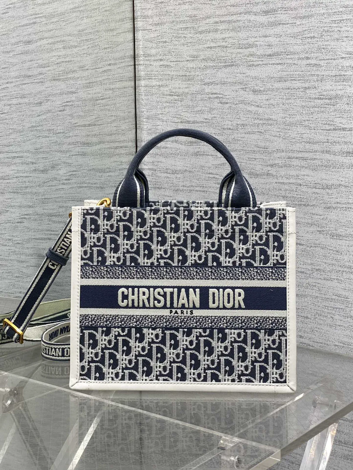 Dior Monogram Tote Bag image 1