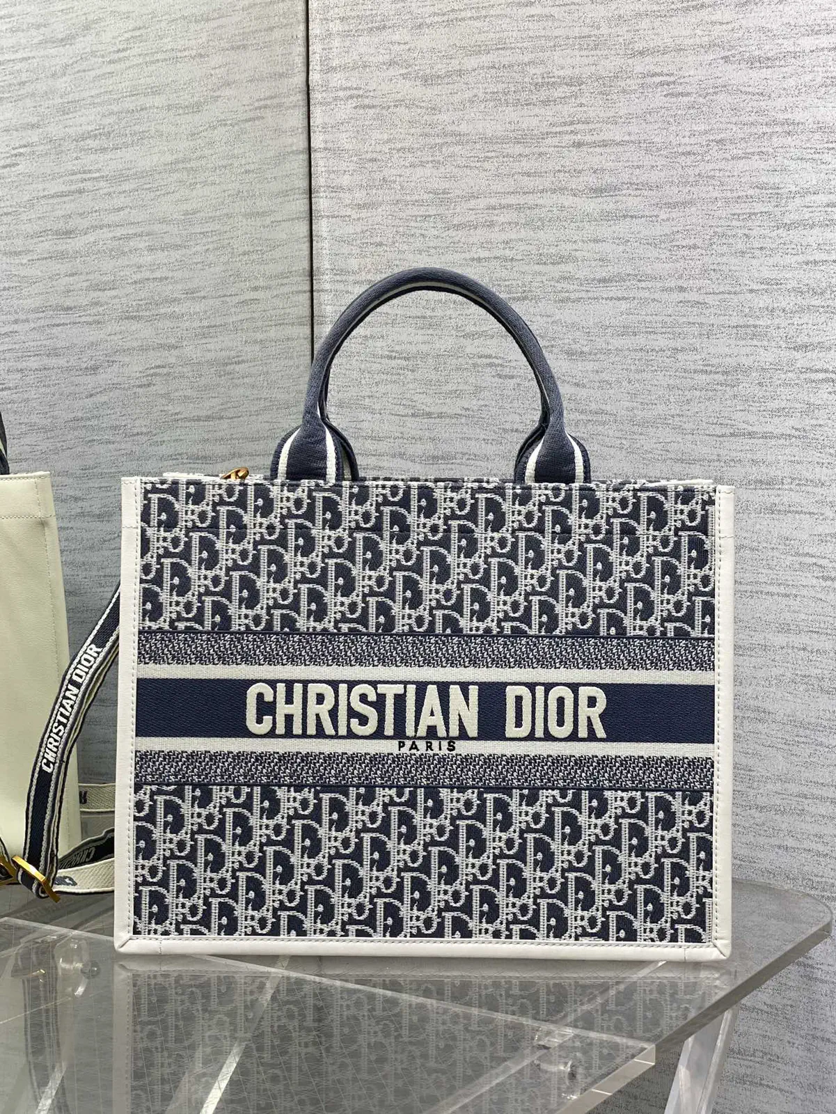 Dior Monogram Tote Bag image 1