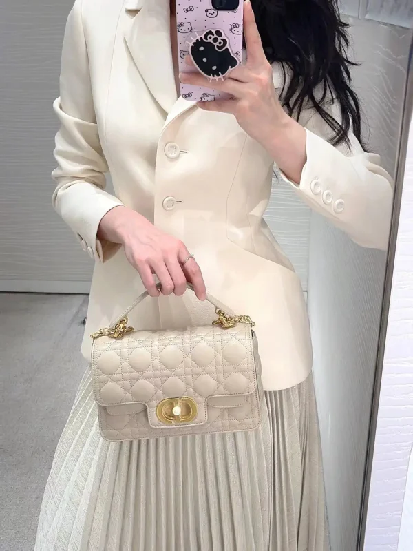 Dior Quilted Top Handle Bag image 1
