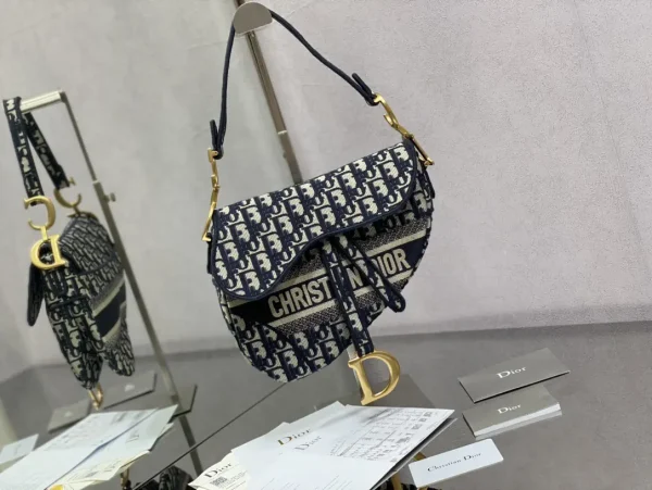 Dior Monogram Saddle Bag image 1