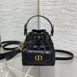 Dior Quilted Micro Bucket Bag image 1