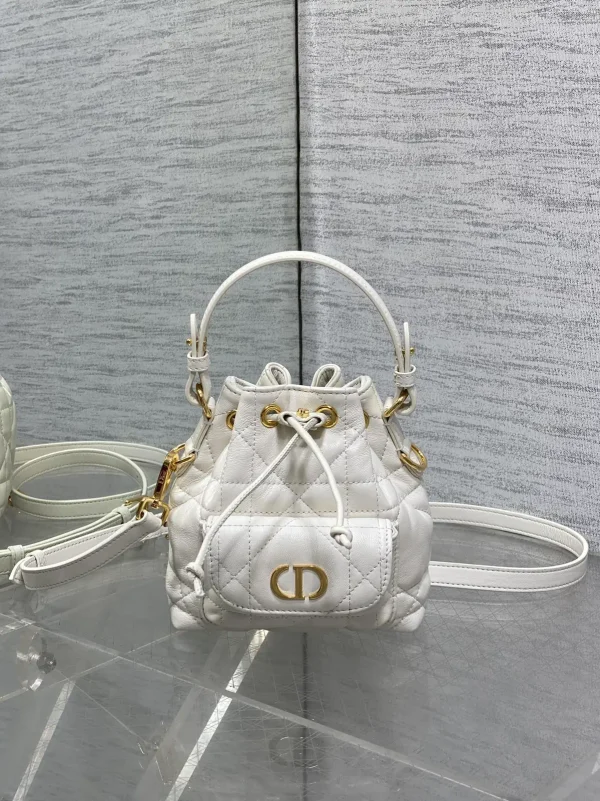 Dior Quilted Micro Bucket Bag image 1