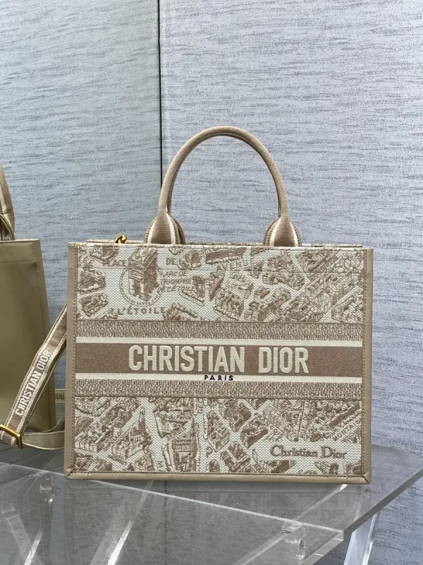 Dior Embroidered Tote Bag image 1