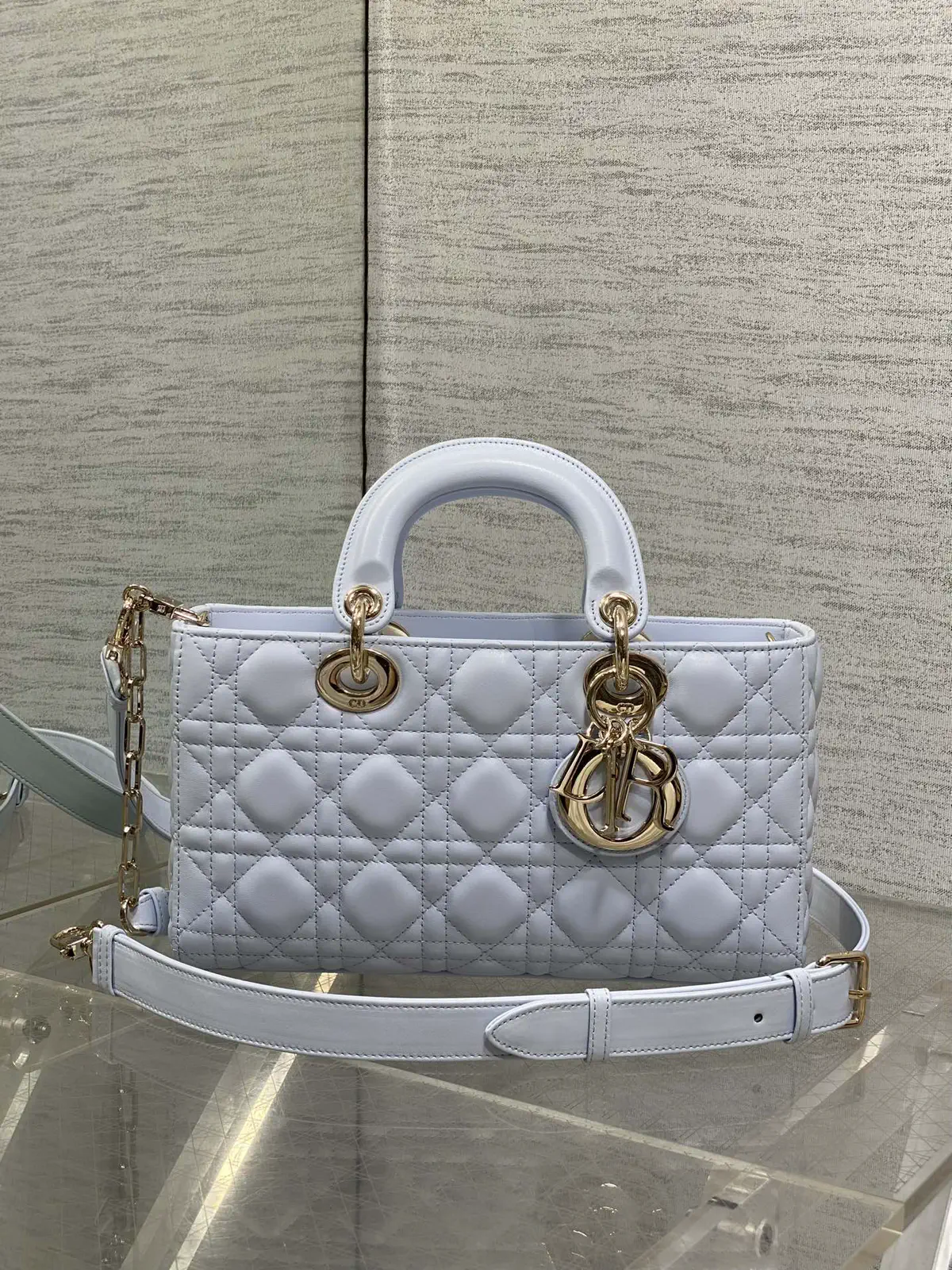 Dior Quilted Top Handle Bag image 1