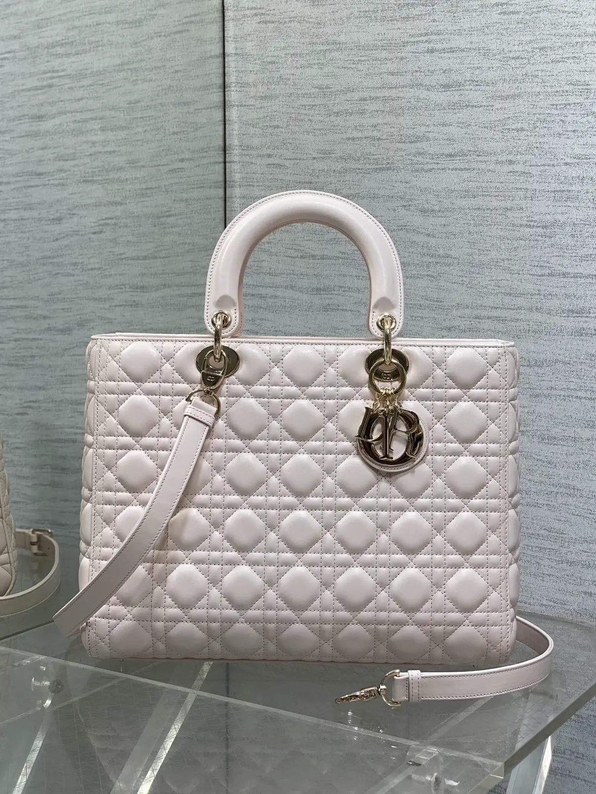 Dior Quilted Top Handle Bag image 1