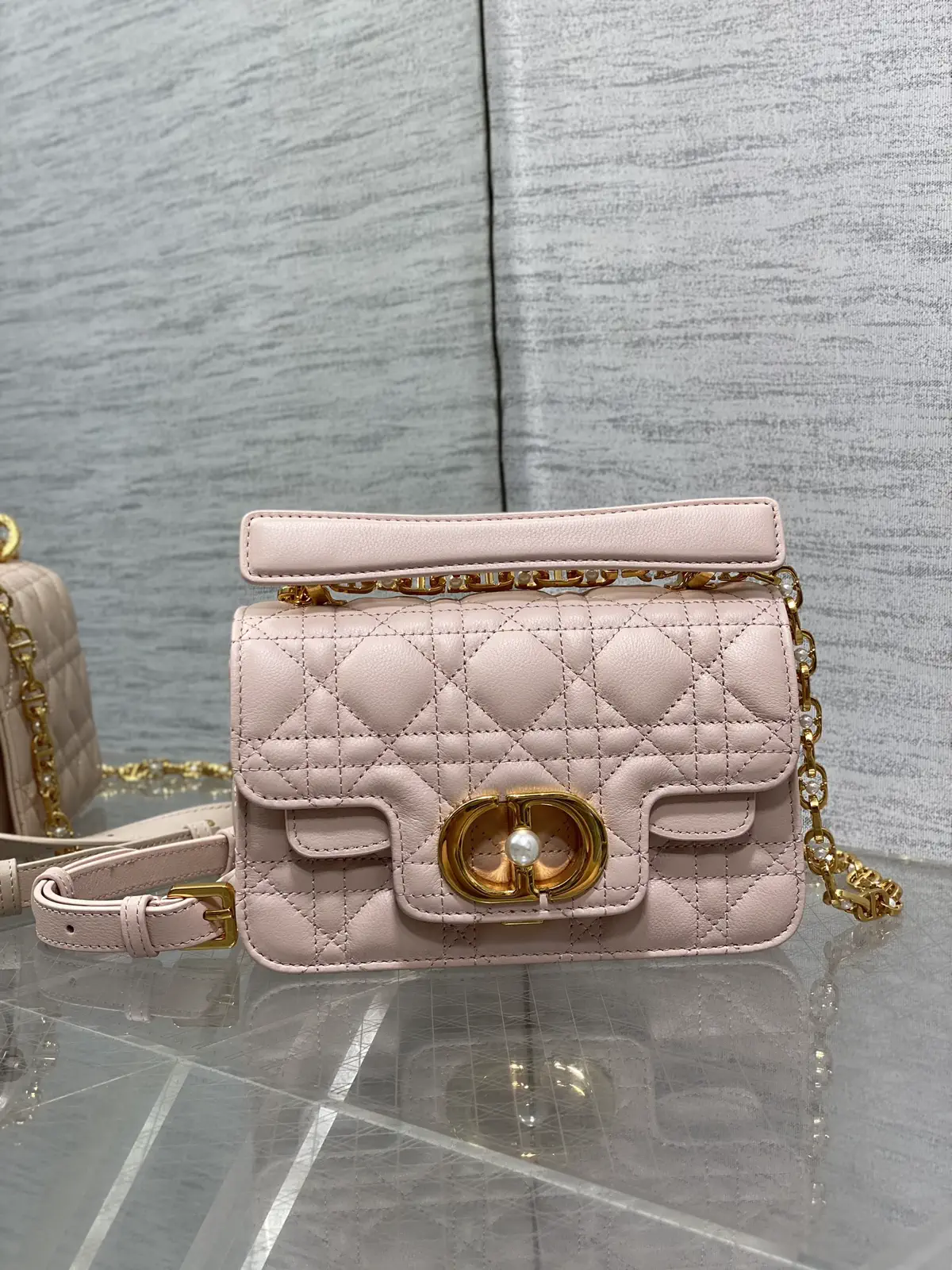 Dior Quilted Top Handle Bag image 1