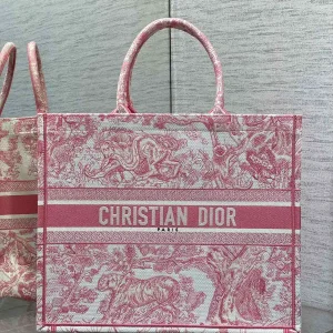 Dior Tiger Jungle Embroidered Tote Bag image 1