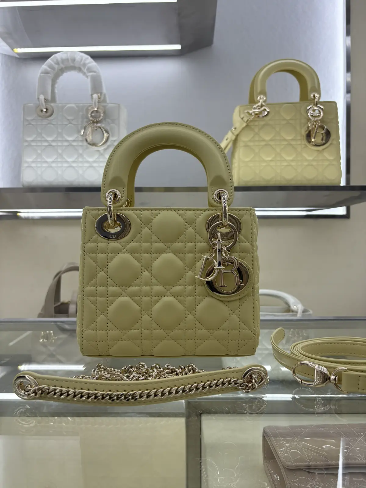 Dior Quilted Top Handle Bag image 1