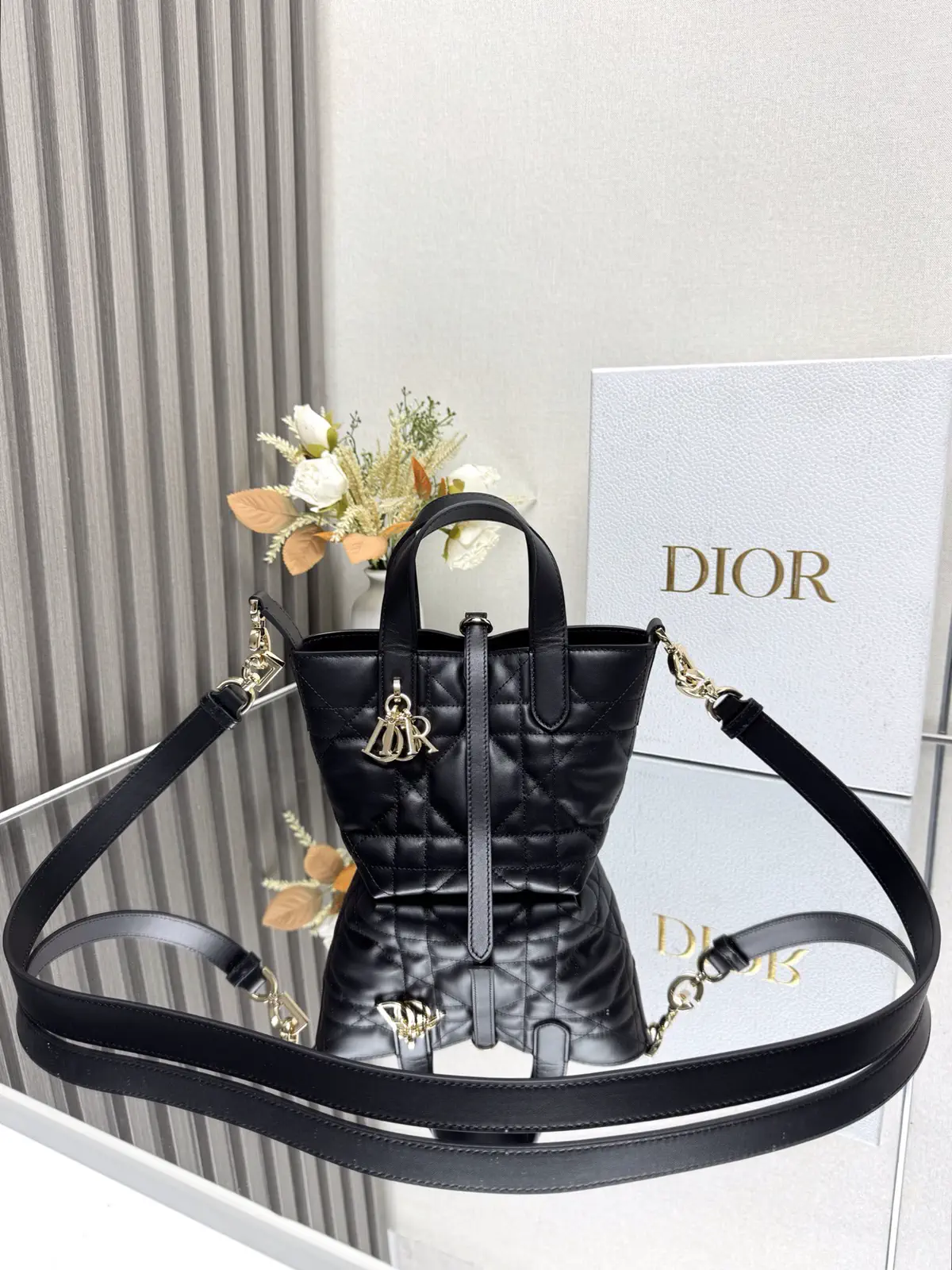 Dior Micro Vertical Toujours Top Handle Bag image 1