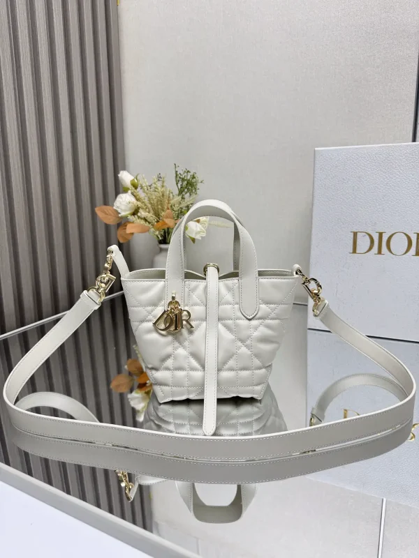 Dior Quilted Micro Vertical Top Handle Bag image 1