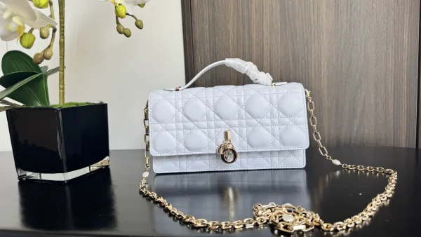 Dior Quilted Top Handle Crossbody Bag image 1