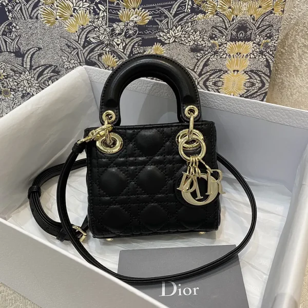 Dior Micro Quilted Top Handle Bag image 1