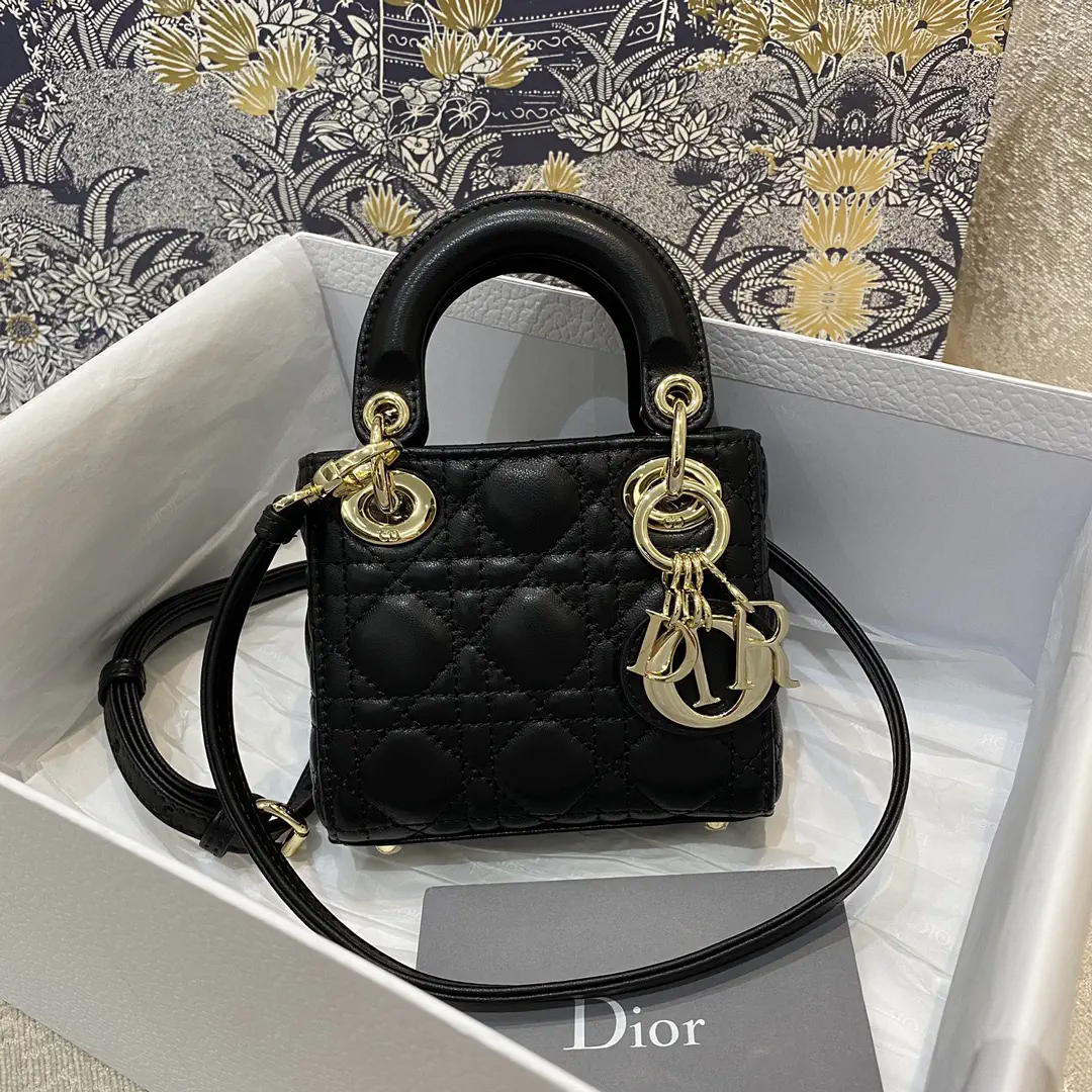 Dior Micro Quilted Top Handle Bag image 1