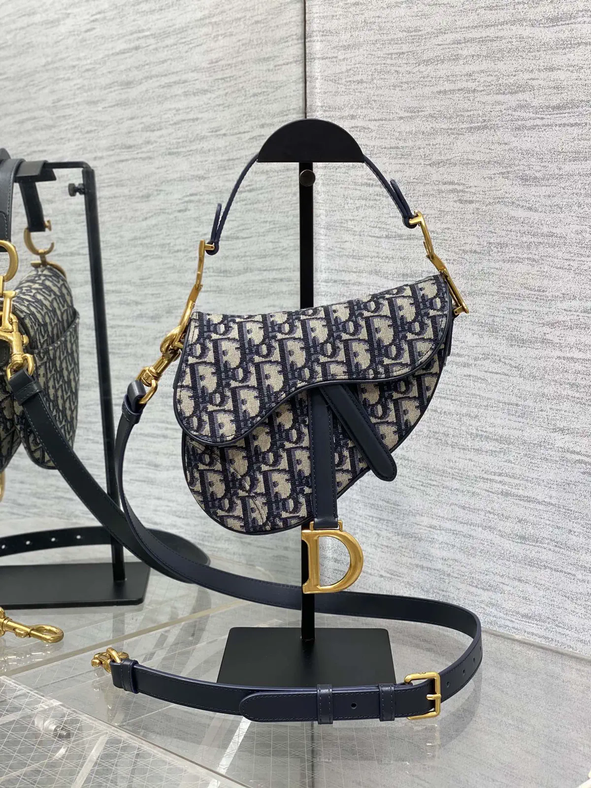 Dior Monogram Saddle Bag image 1