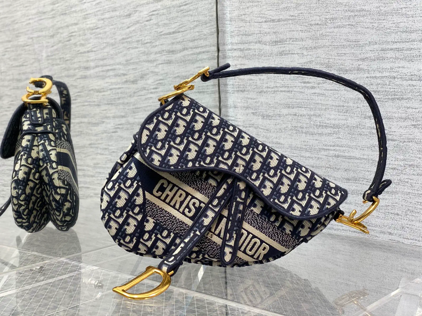 Dior Monogram Saddle Bag image 1