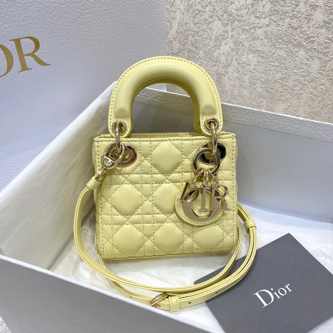 Dior Quilted Micro Top Handle Bag image 1