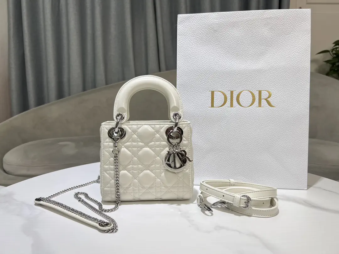 Dior Quilted Mini Top Handle Bag image 1