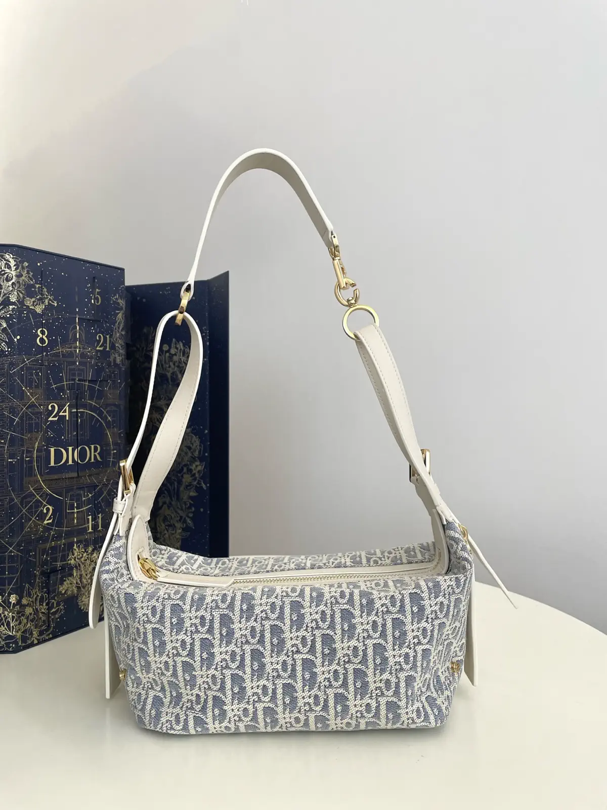 Dior Monogram Hobo Shoulder Bag image 1