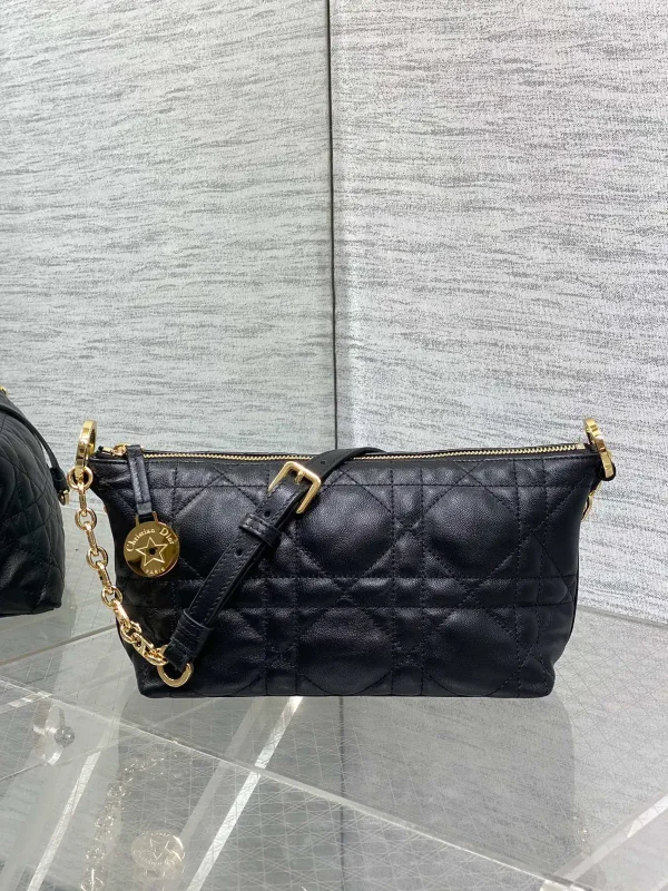 Dior Quilted Hobo Chain Shoulder Bag image 1