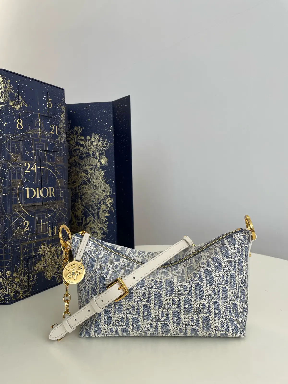 Dior Monogram Hobo Shoulder Bag image 1