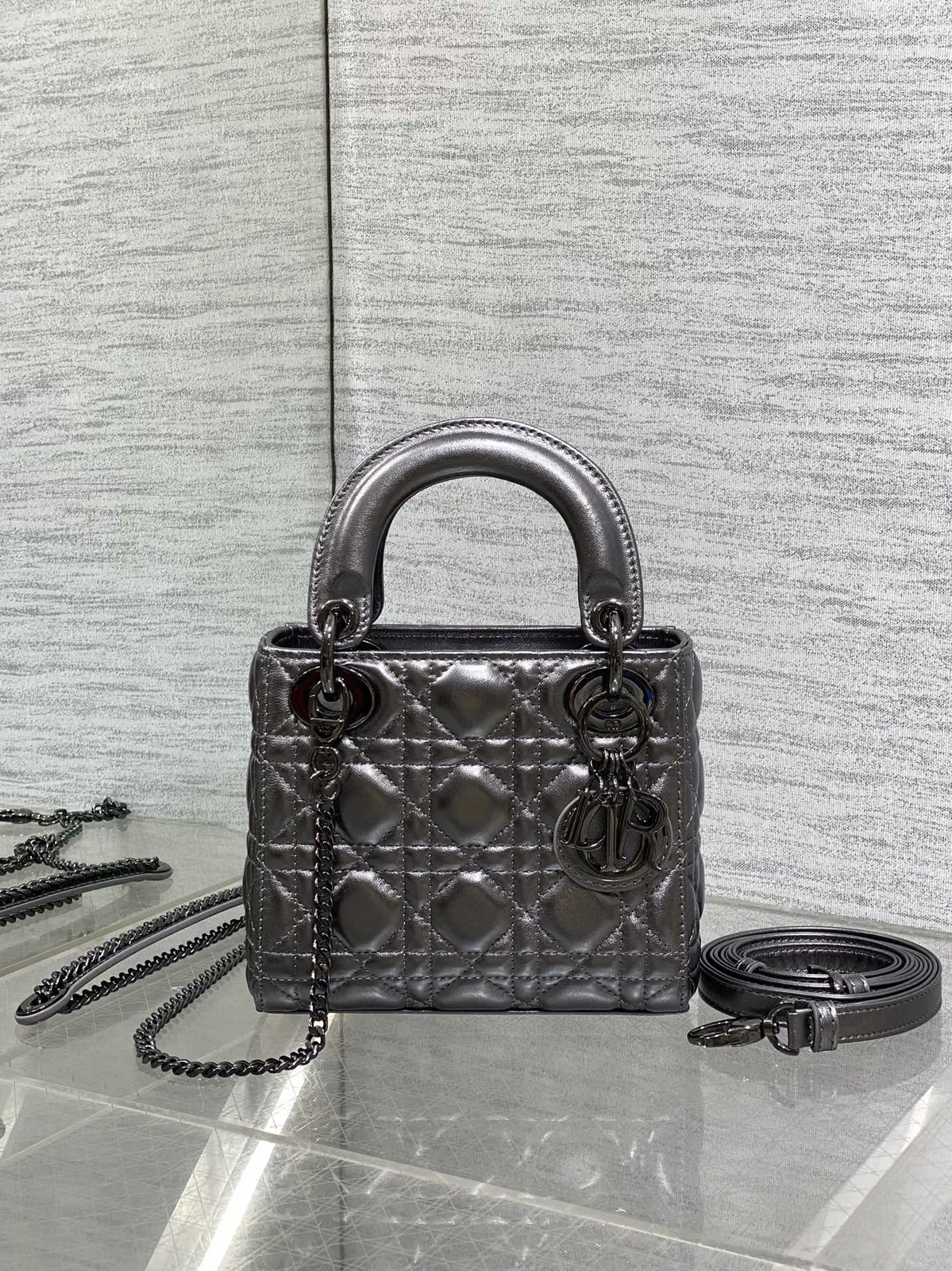 Dior Quilted Top Handle Bag image 1