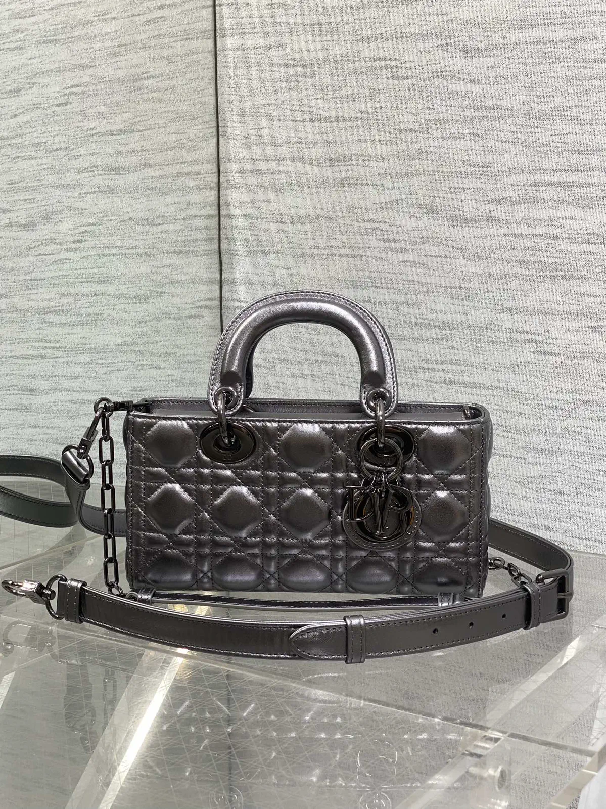 Dior Quilted Top Handle Bag image 1