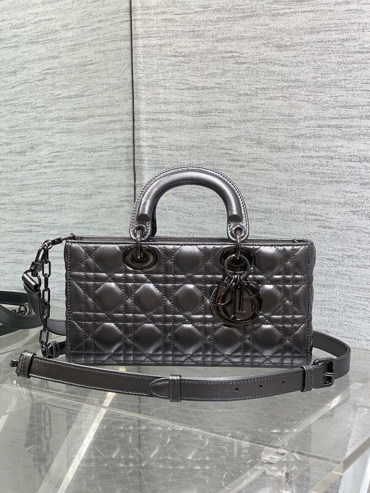 Dior Quilted Top Handle Bag image 1
