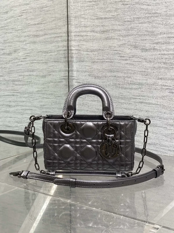 Dior D-Joy Quilted Top Handle Bag image 1
