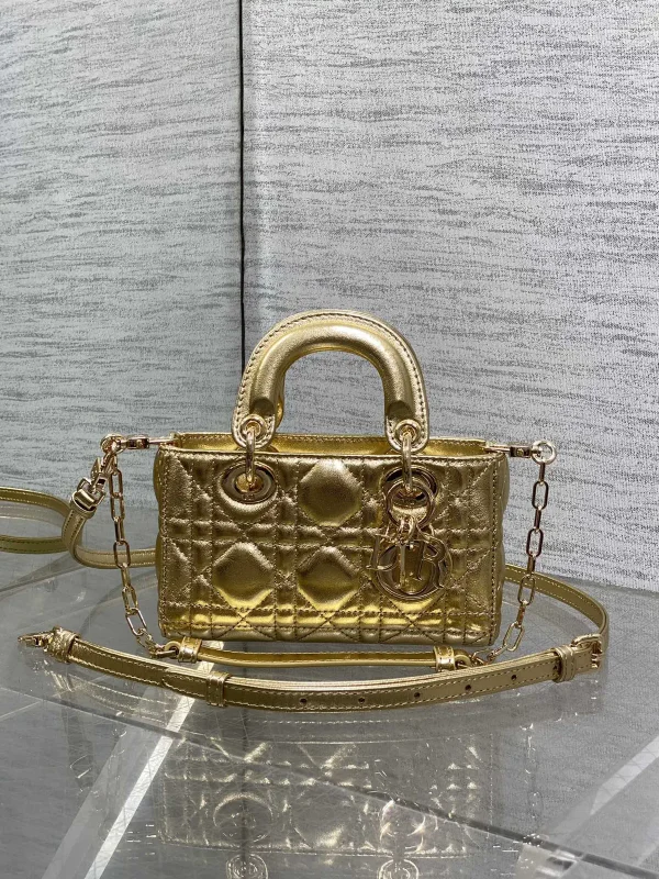Dior D-Joy Quilted Top Handle Bag image 1