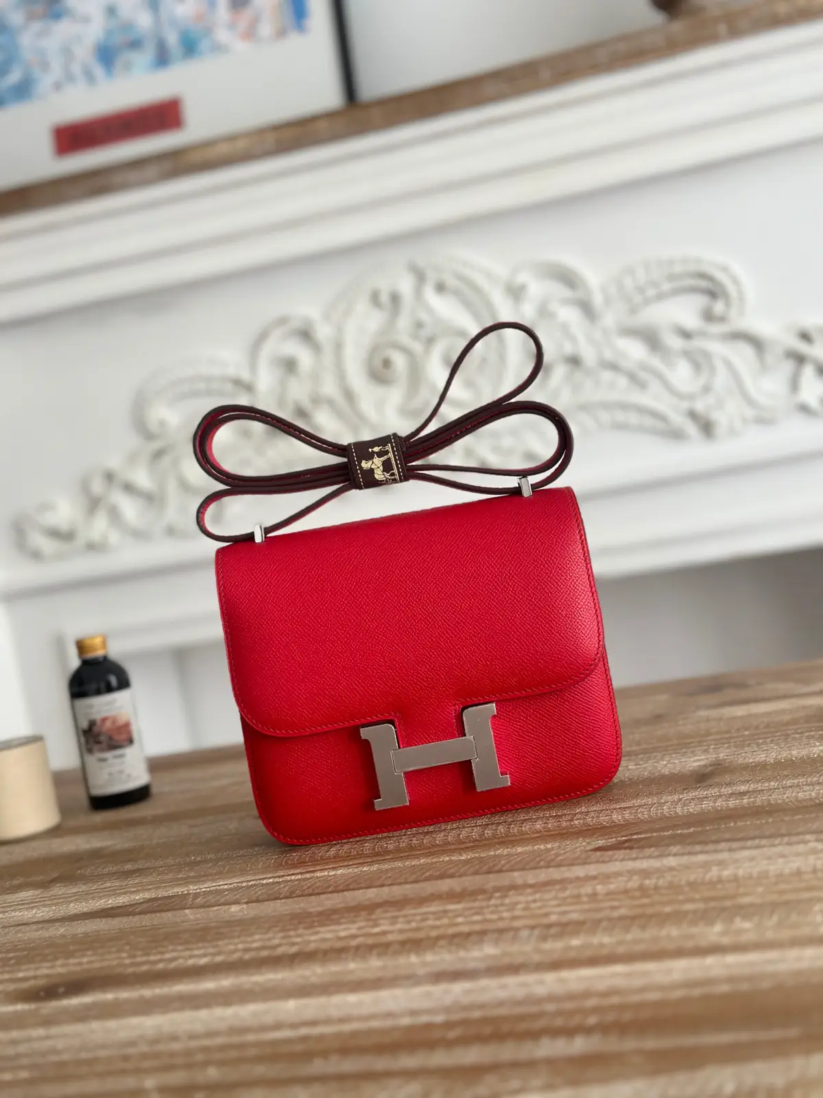 Hermès Red Crossbody Bag image 1