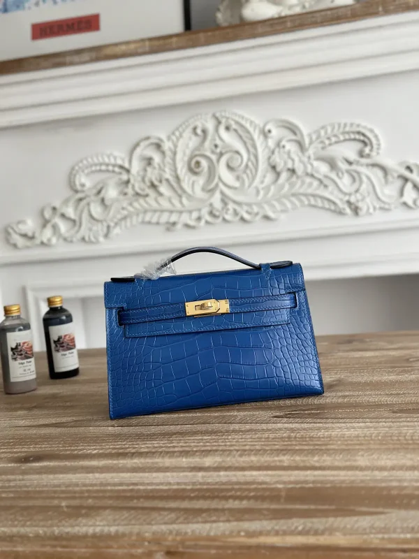 Hermès Crocodile-Embossed Mini Top Handle Bag image 1