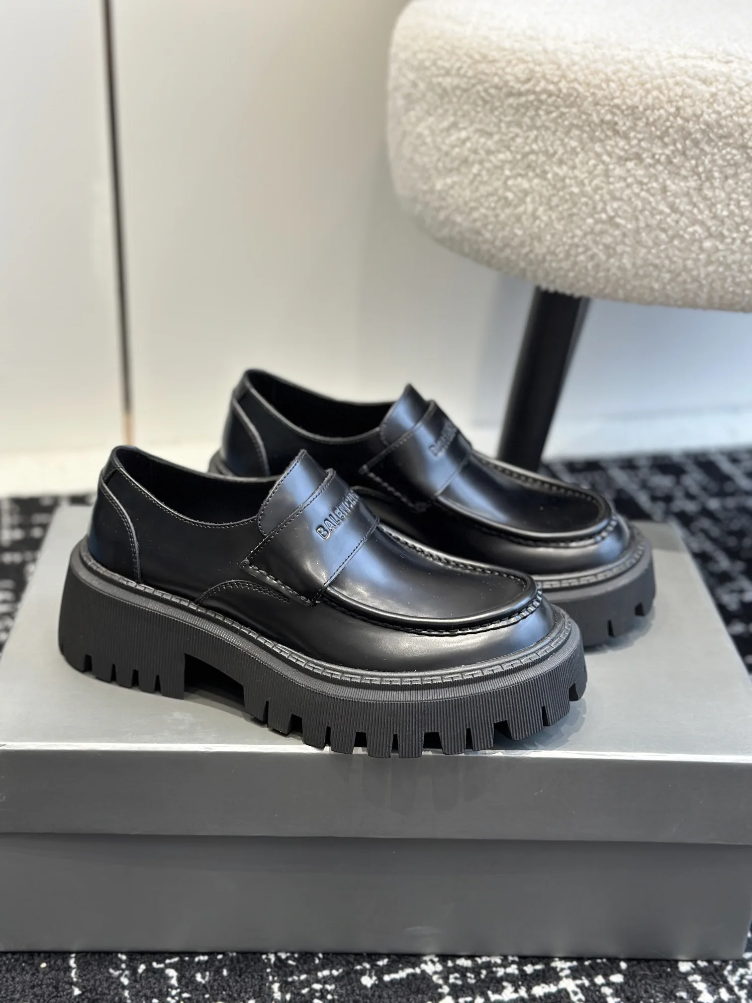 Balenciaga Tractor Chunky Sole Loafers image 1