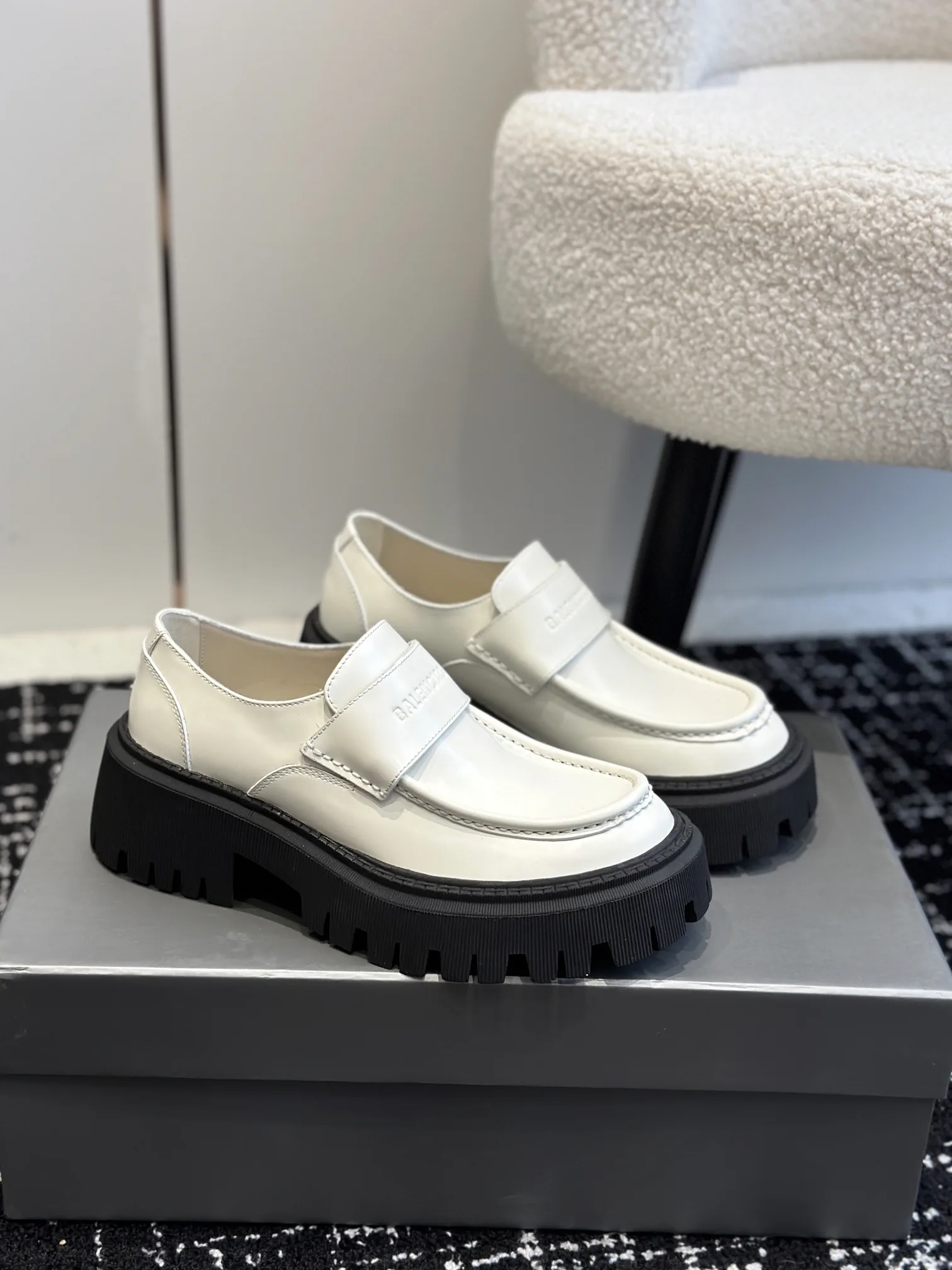 TRACTOR Platform Loafer Shoes image 1