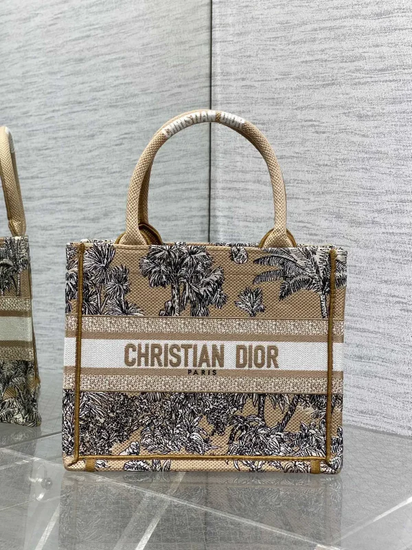Dior Small Embroidered Tote Bag image 1