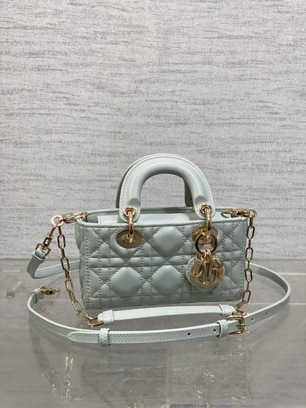 Dior D-Joy Quilted Top Handle Bag image 1