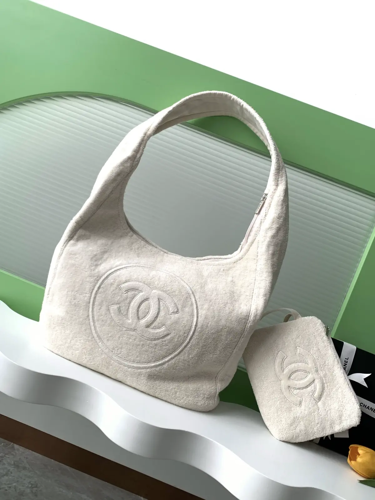 Chanel Coco Beach Hobo Bag with Removable Pouch image 1