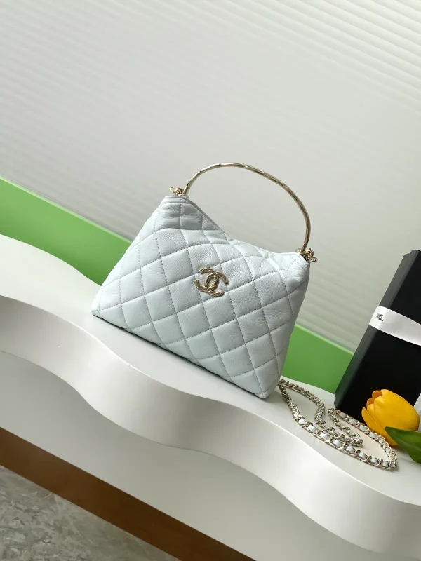 Chanel Quilted Top Handle Bag with Detachable Chain image 1