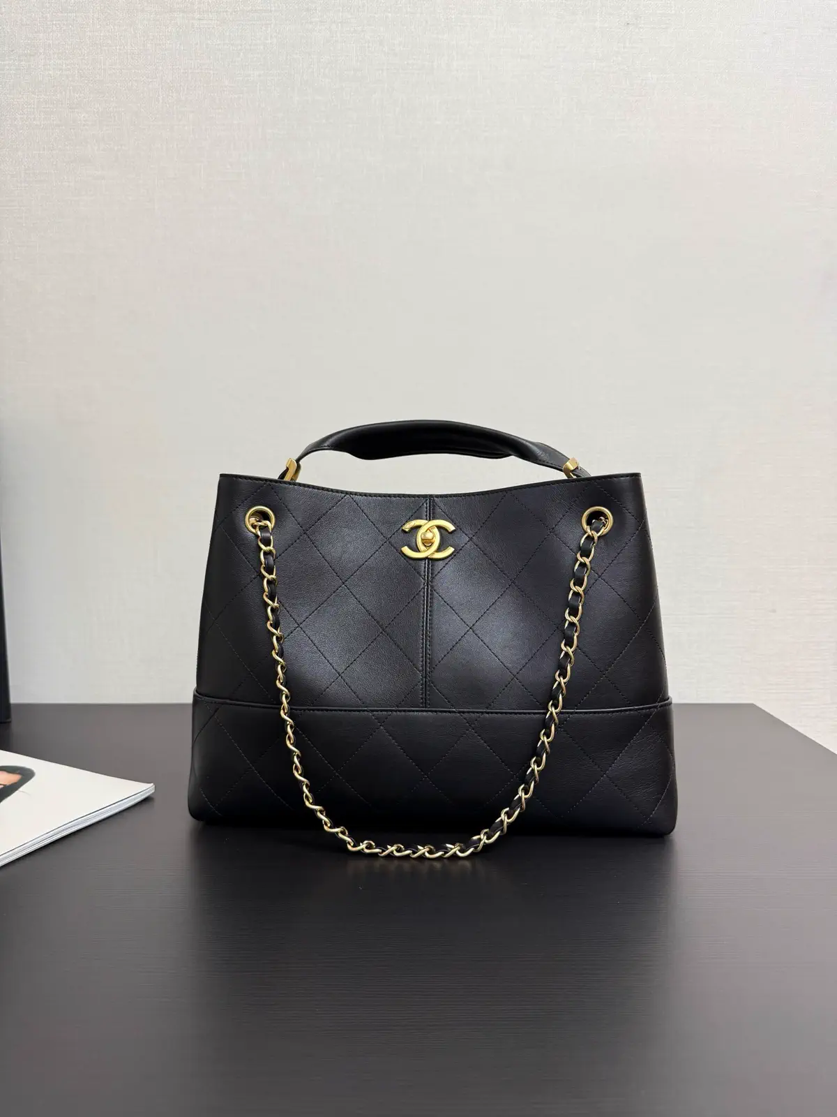 Chanel Quilted Leather Shoulder Bag image 1