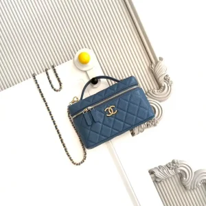 Chanel Quilted Vanity Bag with Chain Strap image 1