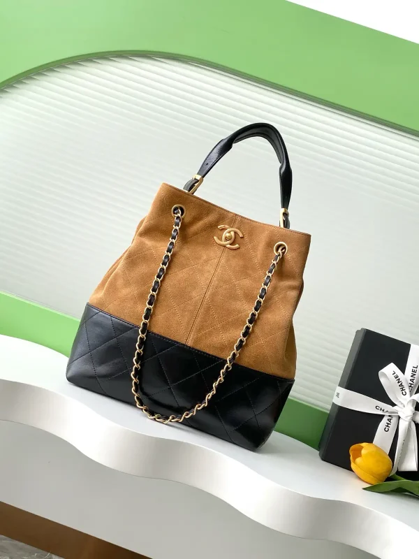 Chanel Quilted Two-Tone Shoulder Bag image 1